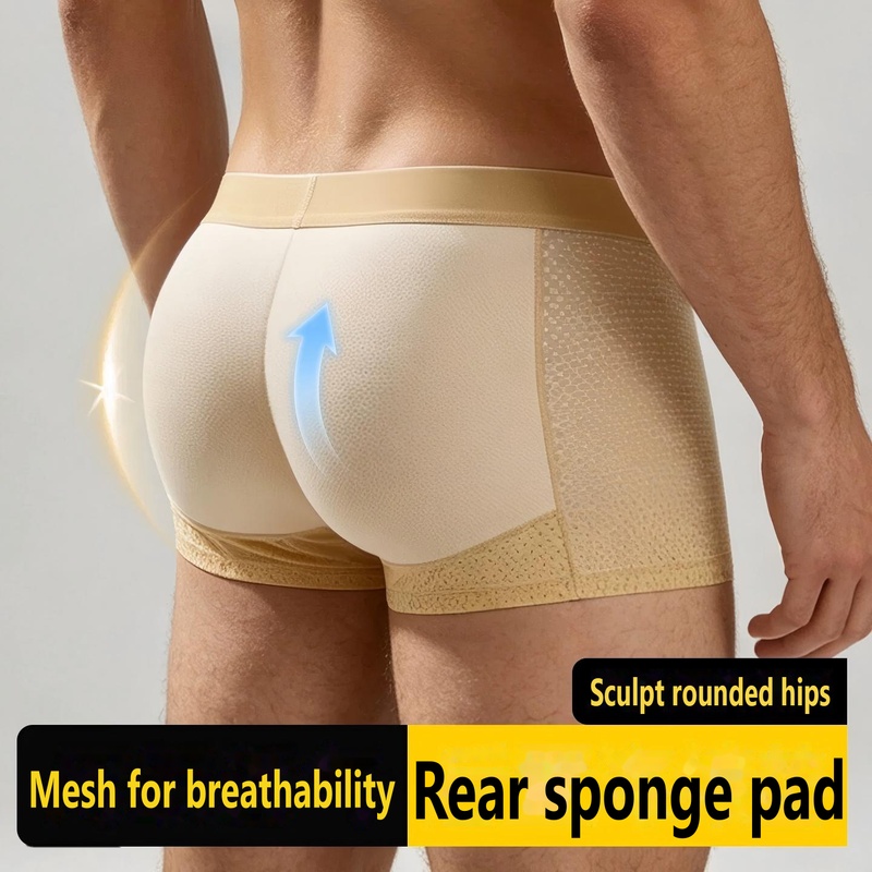 Boxer Shorts Modal - Męskie bokserki z wkładką, seksowne, modelujące