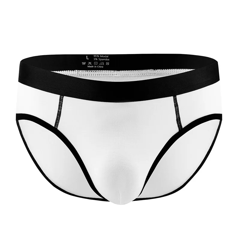 Boxer Shorts Modal - Męskie slipy seksowna bielizna oddzielne podnoszące