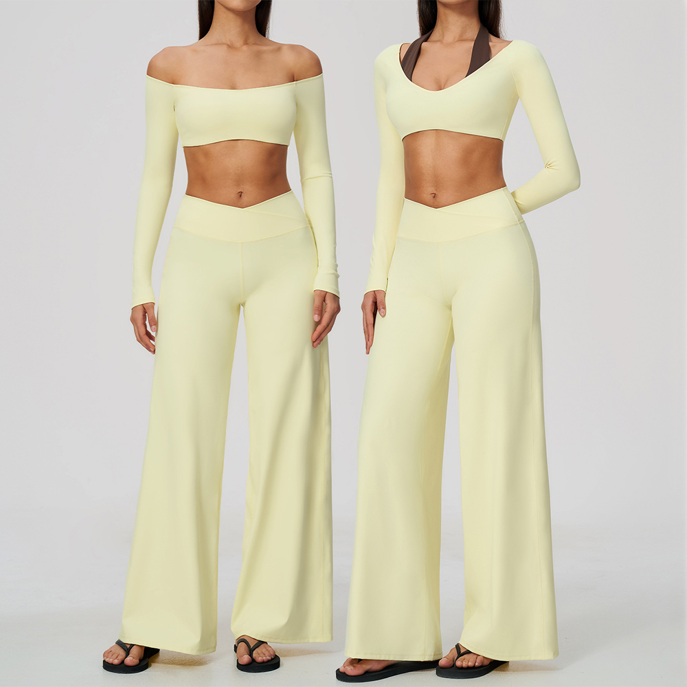 Compression Long Pant - Dwuczęściowy damski dres do ćwiczeń, strój