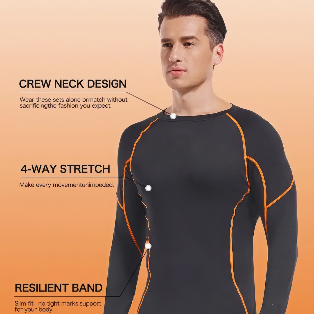 Zimowy męski zestaw sportowy z – Compression Long Pant recenzja i cena