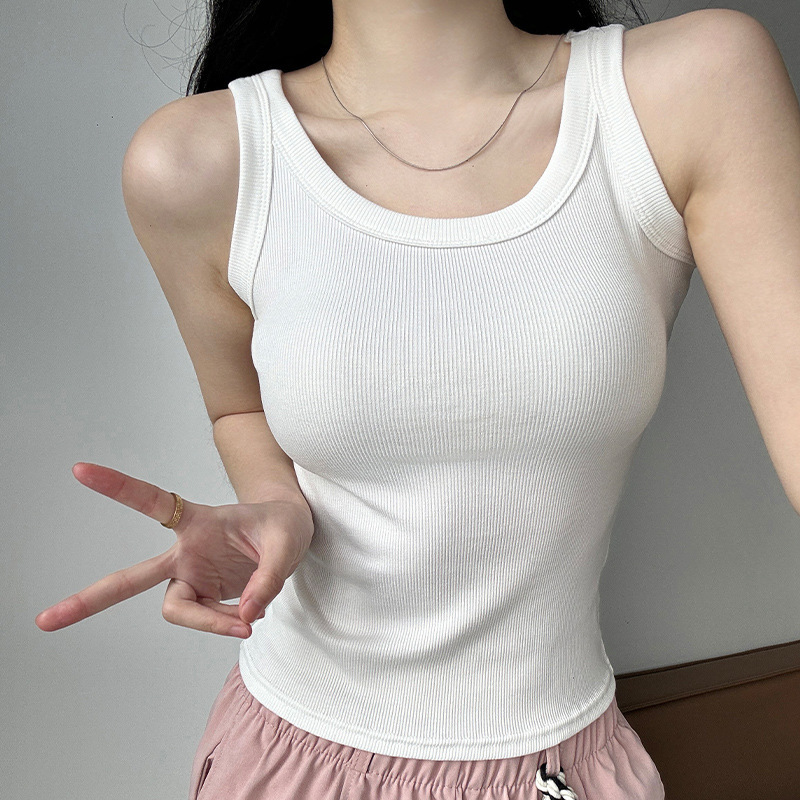 Damska koszulka bez rękawów, g – Tank Top Ribbed recenzja i cena